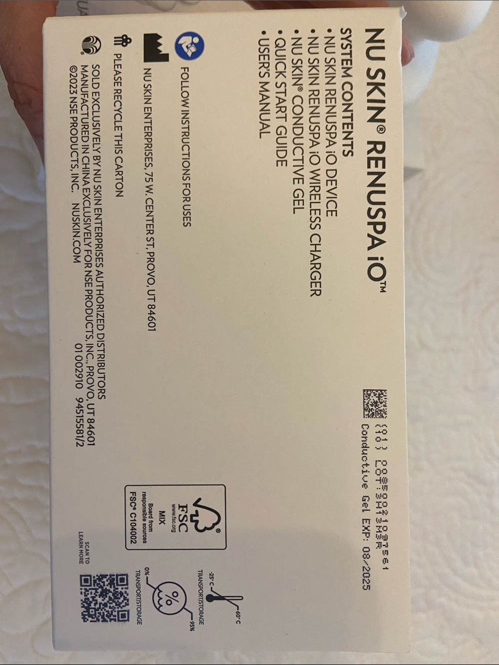 RenuSpa iO  Device - White - Picture 2 of 3